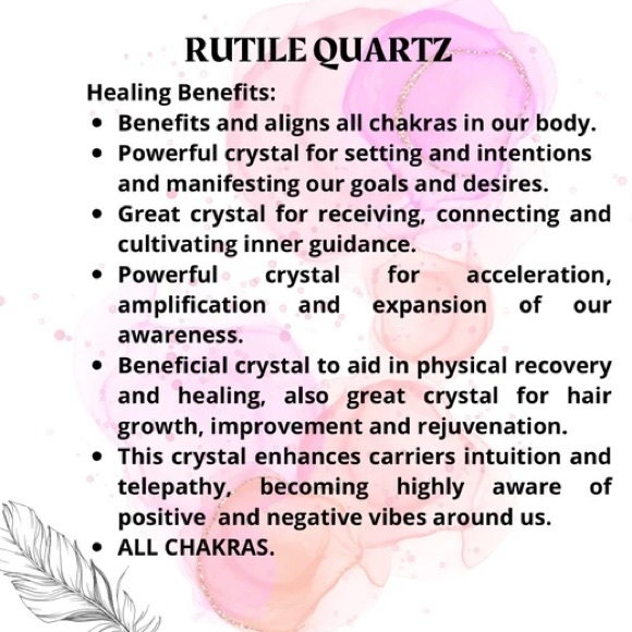 10mm Rutilited Quartz Bracelet 💚 - Picture 3 of 4